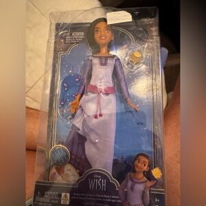Disney Wish Doll in Purple and White Dress